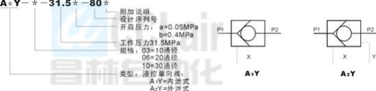 A1Y-03 A2Y-03 A1Y-06 液控單向閥