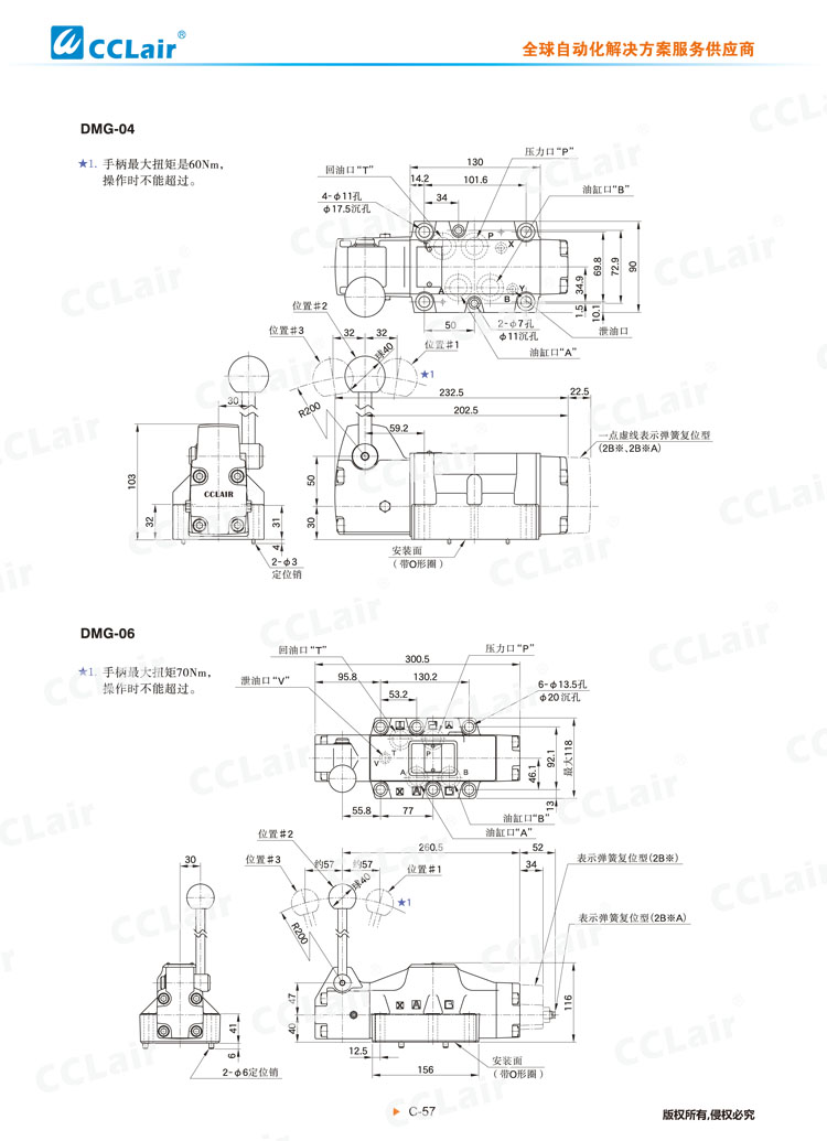 DMT、DMG系列手動換向閥-7