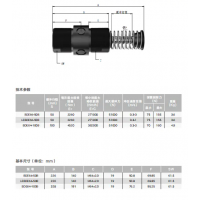 BDE64-50/100B，LEBDE64-50B，BDE64-50/100,LEBDE64-50，大型可調(diào)節(jié)液壓緩沖器BDE6425-64150